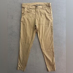 Lululemon Commission Pant Men's 33x34 Warpsteme Performance Chino Beige Slim Fit